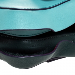Fendi Multicolor Leather Wave Double Micro Baguette Bag