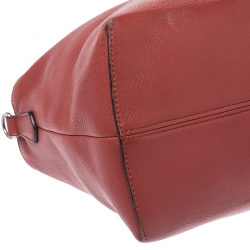 Fendi Rust/Maroon Leather Medium By The Way Boston Bag