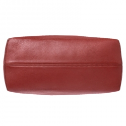Fendi Rust/Maroon Leather Medium By The Way Boston Bag