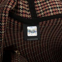 مملوكة مسبقًا Fendi Tobacco Zucca Canvas 'Roll' Horse Detail Tote 