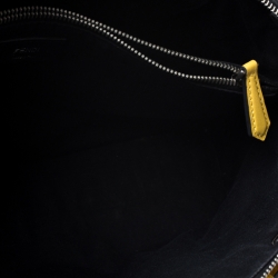 Pre Owned Fendi Yellow Leather Medium By The Way Boston Bag