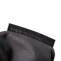 Pre Owned Fendi Black Zucca Canvas Chef Chain Link Hobo