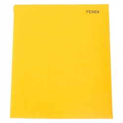 Pre Owned Fendi Gold/Brown Zucca Shimmering Fabric Small Mia Shoulder Bag