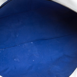 Pre Owned Fendi White Roma Print Coated Canvas Large Roll Tote