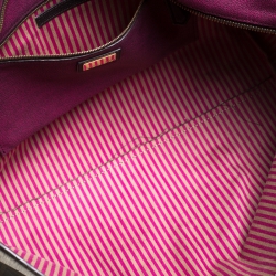 Pre Owned Fendi Tobacco Zucca Coated Canvas Large Roll Tote