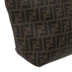 مملوكة مسبقًا Fendi Brown Zucca Roll Tote