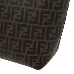 مملوكة مسبقًا Fendi Brown Zucca Roll Tote