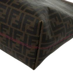 مملوكة مسبقًا Fendi Brown Zucca Roll Tote