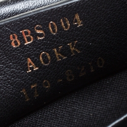 Pre Owned Fendi Black Leather Mini Kan I Crossbody Bag