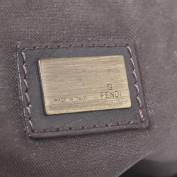 Fendi Tobacco Zucca Canvas Messenger Bag