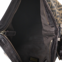 Fendi Tobacco Zucca Canvas Messenger Bag