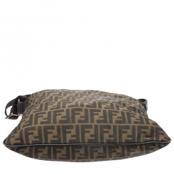Fendi Tobacco Zucca Canvas Messenger Bag