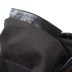 Pre Owned Fendi Tobacco Zucca Canvas B Bis Shoulder Bag