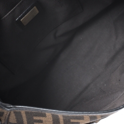 Pre Owned Fendi Tobacco Zucca Canvas B Bis Shoulder Bag