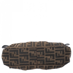 Pre Owned Fendi Tobacco Zucca Canvas B Bis Shoulder Bag
