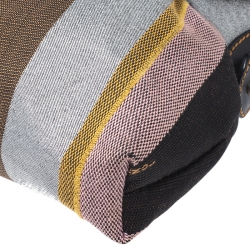 Pre Owned Fendi Multicolor Canvas Limited Edition Pequin Chef Shoulder Bag