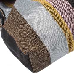 Pre Owned Fendi Multicolor Canvas Limited Edition Pequin Chef Shoulder Bag