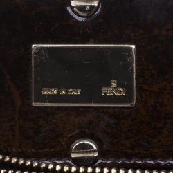 مملوكة مسبقًا Fendi Zucca Monogram Canvas Small Mia Chain Tote