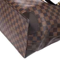 Pre Owned Louis Vuitton Damier Ebene Canvas Hampstead MM Bag