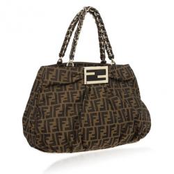 مملوكة مسبقًا Fendi Zucca Large Mia Tote