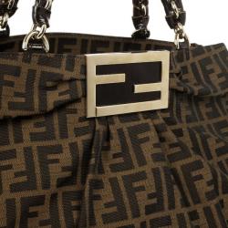 مملوكة مسبقًا Fendi Zucca Large Mia Tote