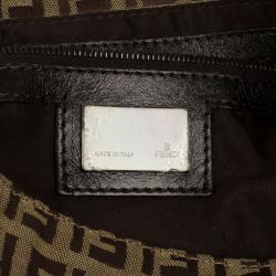 مملوكة مسبقًا Fendi Brown Zucchino Monogram Baguette