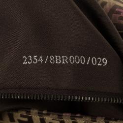 مملوكة مسبقًا Fendi Brown Zucchino Monogram Baguette