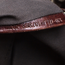 Pre Owned Fendi Tobacco Zucca Canvas Big Mama Forever Shoulder Bag