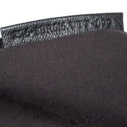 Pre Owned Fendi Black Pebbled Leather Large Mia Shoulder Bag