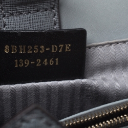 Pre Owned Fendi Grey Leather Mini 2Jours Tote