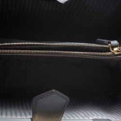 Pre Owned Fendi Grey Leather Mini 2Jours Tote