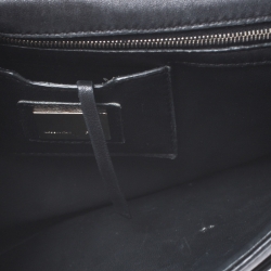 Fendi Black Leather Be Baguette Shoulder Bag