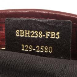 مملوكة مسبقًا Fendi Red Zucchino Canvas Grande Shopping Bag