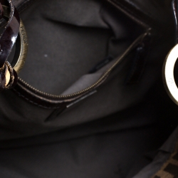 Pre Owned Fendi Tobacco Zucca Canvas Chef Shoulder Bag