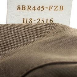 Pre Owned Fendi Beige Floral Print Zucca Canvas and Leather Chef Shoulder Bag