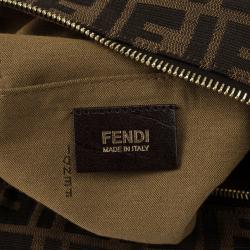 Pre Owned Fendi Zucca Chef Medium Boston Bag