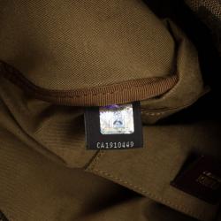 Pre Owned Fendi Zucca Chef Medium Boston Bag