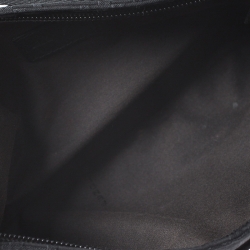 Pre Owned Fendi Black Zucca Nylon Handbag