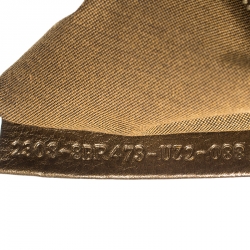 Pre Owned Fendi Brown/Gold Zucca Canvas and Leather Chef Chain Link Hobo