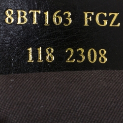 Pre Owned Fendi Black Coated Fabric Mia Flap Bag