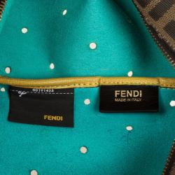 Fendi Yellow Roll Perforated Tote