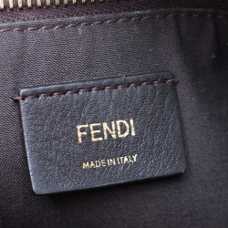 Pre Owned Fendi Tan Leather Medium By The Way Boston Bag