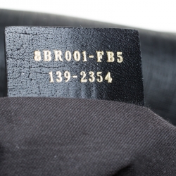 Pre Owned Fendi Black Zucchino Coated Canvas and Leather Mama Forever Shoulder Bag