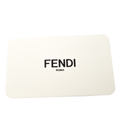 Pre Owned Fendi Dark Grey Leather Small Kan I Shoulder Bag