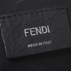Pre Owned Fendi Black Leather Mini By The Way Crossbody Bag