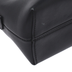Pre Owned Fendi Black Leather Mini By The Way Crossbody Bag