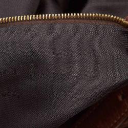 Pre Owned Fendi Brown/Dark Brown Suede Shoulder Bag