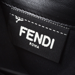 Pre Owned Fendi Black Leather Continental Wallet