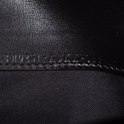 Pre Owned Fendi Black Leather Continental Wallet