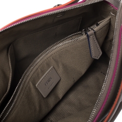 Pre Owned Fendi Beige Leather Small By The Way Shoulder Bag